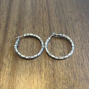 Silver Hoop Earrings